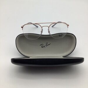 Ray Ban Eyeglasses Frames Rose Gold RB 6444 3094 51-18-140‎ Demo Clear Lens